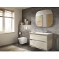 Ideal Standard Connect Air - Petite armoire lavabo 800x440x517 mm, 2 tiroirs, décor : bois clair/brun clair mat E0819UK Ideal Standard Connect Air - Petite armoire lavabo 800x440x517 mm, 2 tiroirs, décor : bois clair/brun clair mat E0819UK