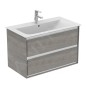Ideal Standard Connect Air - Petite armoire lavabo 800x440x517 mm, 2 tiroirs, décor : chêne gris/blanc mat E0819PS Ideal Standard Connect Air - Petite armoire lavabo 800x440x517 mm, 2 tiroirs, décor : chêne gris/blanc mat E0819PS