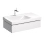 Geberit Xeno 2 - Meuble sous lavabo 900 mm avec plage de dépose, tiroir avec luminaire LED, blanc poli 500.513.01.1 Geberit Xeno 2 - Meuble sous lavabo 900 mm avec plage de dépose, tiroir avec luminaire LED, blanc poli 500.513.01.1