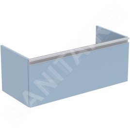 Ideal Standard Tesi - Petite armoire sous lavabo, 1.000x440x400 mm, bleu clair mat T0048WI