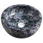 Sapho Priori - Lavabo pour plan de travail, diamètre 41 cm, sans trop-plein, bleu PI038 Sapho Priori - Lavabo pour plan de travail, diamètre 41 cm, sans trop-plein, bleu PI038