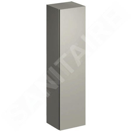 Geberit Xeno 2 - Petite armoire haute 1.700x400 mm, miroir intérieur, gris-beige 500.503.00.1