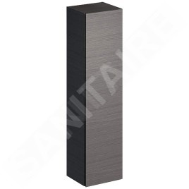 Geberit Xeno 2 - Petite armoire haute 1.700x400 mm, miroir intérieur, gris 500.503.43.1