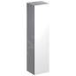 Geberit Xeno 2 - Petite armoire haute 1.700x400 mm, miroir intérieur, blanc brillant 500.503.01.1