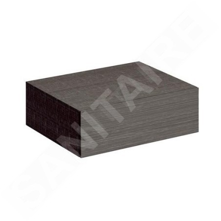 Geberit Xeno 2 - Meuble latéral 580x200 mm avec tiroirs, gris 500.507.43.1