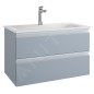 Ideal Standard Tesi - Petite armoire lavabo 800x440x490 mm, bleu clair mat T0051WI