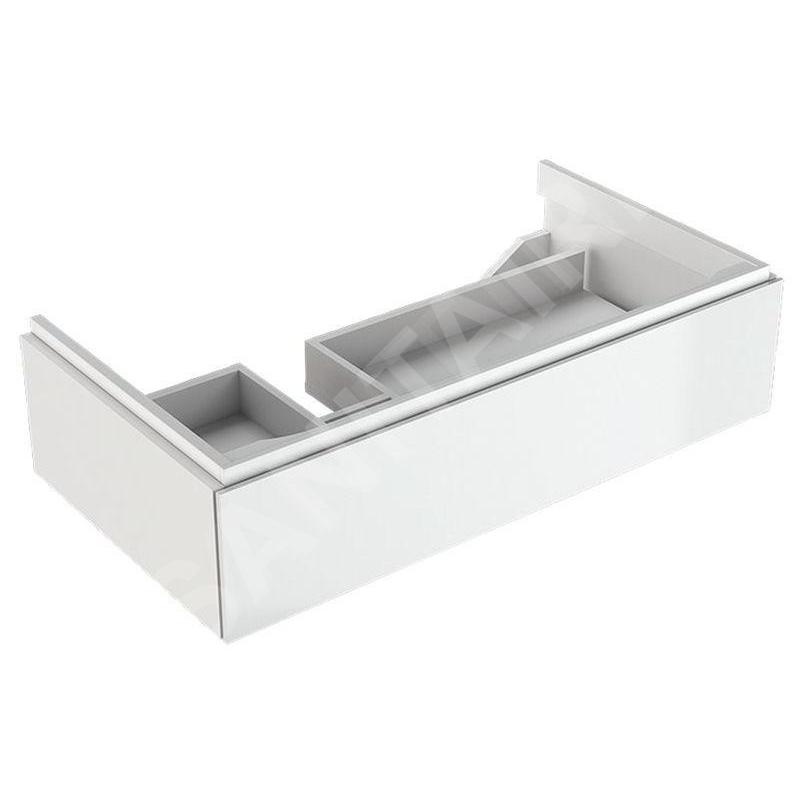 Geberit Xeno 2 - Meuble sous lavabo 900 mm, tiroir avec luminaire LED, blanc poli 500.508.01.1 Geberit Xeno 2 - Meuble sous lavabo 900 mm, tiroir avec luminaire LED, blanc poli 500.508.01.1