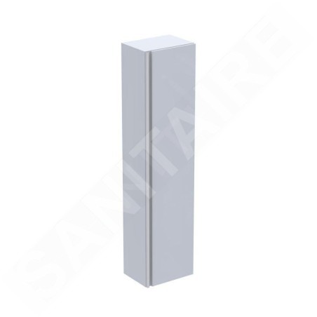 Ideal Standard Tesi - Petite armoire haute 400x300x1.700 mm, gris clair brillant T0054PH