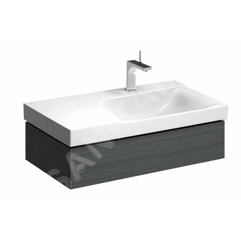Geberit Xeno 2 - Meuble sous lavabo 900 mm avec plage de dépose, tiroir avec luminaire LED, gris 500.514.43.1 Geberit Xeno 2 - Meuble sous lavabo 900 mm avec plage de dépose, tiroir avec luminaire LED, gris 500.514.43.1