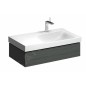 Geberit Xeno 2 - Meuble sous lavabo 900 mm avec plage de dépose, tiroir avec luminaire LED, gris 500.514.43.1 Geberit Xeno 2 - Meuble sous lavabo 900 mm avec plage de dépose, tiroir avec luminaire LED, gris 500.514.43.1