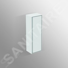 Ideal Standard Connect Air - Petite armoire haute 400x300x1.200 mm, blanc brillant/blanc mat E0834B2