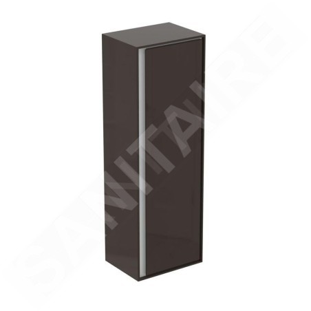 Ideal Standard Connect Air - Petite armoire haute 400x300x1.200 mm, brun mat/blanc mat E0834VY