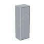 Ideal Standard Connect Air - Petite armoire haute 400x300x1.200 mm, gris clair brillant/blanc mat E0834EQ