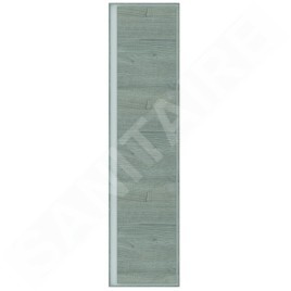 Ideal Standard Connect Air - Petite armoire haute 400x300x1.600 mm, décor : chêne gris/blanc mat E0832PS