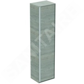 Ideal Standard Connect Air - Petite armoire haute 400x300x1.600 mm, décor : chêne gris/blanc mat E0832PS