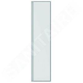 Ideal Standard Connect Air - Petite armoire haute 400x300x1.600 mm, blanc brillant/gris clair mat E0832KN