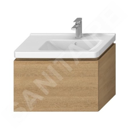 Jika Cubito Pure - Meuble lavabo 740x480x426 mm, 1 tiroir, chêne H40J4253015191