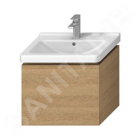 Jika Cubito - Meuble lavabo 590x480x427 mm, 1 tiroir, chêne H40J4233015191
