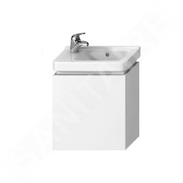Jika Cubito - Meuble lavabo 440x480 mm, porte battante, blanc H40J4201005001