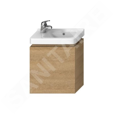 Jika Cubito - Meuble lavabo 440x480 mm, porte battante, chêne H40J4201005191