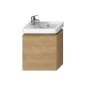 Jika Cubito - Meuble lavabo 440x480 mm, porte battante, chêne H40J4201005191