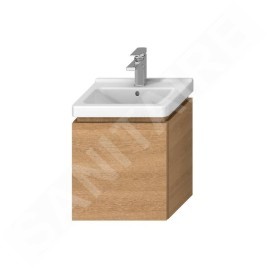Jika Cubito - Meuble lavabo 440x480 mm, 1 tiroir, chêne H40J4213015191