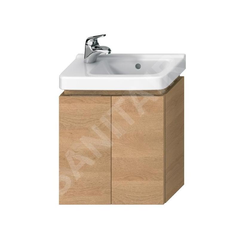 Jika Cubito - Meuble lavabo 440x480 mm, 2 portes, chêne H40J4202005191 Jika Cubito - Meuble lavabo 440x480 mm, 2 portes, chêne H40J4202005191