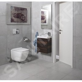 Jika Cubito - Meuble lavabo 440x480 mm, 2 portes, chêne H40J4202005191