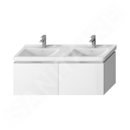 Jika Cubito - Meuble sous lavabo double 1280x480 mm, blanc H40J4274015001