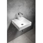 Sapho Lavabos - Lave-main 40x40 mm, sans trop-plein, trou pour robinet, blanc EN040