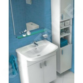Jika Lyra - Armoire haute, 320x251x1700 mm, blanc brillant H4519714323001