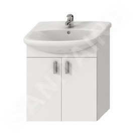 Jika Lyra - Meuble avec lavabo, 608x310x699 mm, blanc H4519614323001
