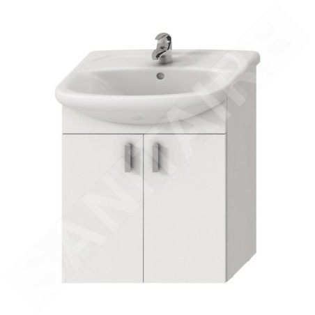Jika Lyra - Meuble pour lavabo, 608x310x699 mm, blanc H4519624323001