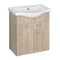 Aqualine Keramia Fresh - Meuble-vasque 600x740x337 mm, chêne platine 50066 Aqualine Keramia Fresh - Meuble-vasque 600x740x337 mm, chêne platine 50066