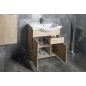 Aqualine Keramia Fresh - Meuble-vasque 600x740x337 mm, chêne platine 50066 Aqualine Keramia Fresh - Meuble-vasque 600x740x337 mm, chêne platine 50066
