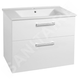 Aqualine Vega - Meuble lavabo 820x676x436 mm, blanc VG083