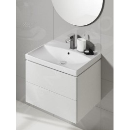 Cersanit City - Lavabo 51x40 cm, avec trop-plein, trou pour robinetterie, blanc K35-005