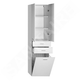 Aqualine Zoja - Armoire haute Keramia Fresh avec panier, 500x1840x290 mm, blanc 51293
