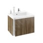 Ravak 10° - Meuble sous lavabo d'angle SD 550 R, 550x485x450 mm, droite, noyer foncé X000000744 Ravak 10° - Meuble sous lavabo d'angle SD 550 R, 550x485x450 mm, droite, noyer foncé X000000744