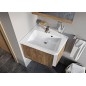Ravak 10° - Meuble sous lavabo d'angle SD 550 R, 550x485x450 mm, droite, noyer foncé X000000744 Ravak 10° - Meuble sous lavabo d'angle SD 550 R, 550x485x450 mm, droite, noyer foncé X000000744