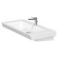 Cersanit Mille - Lavabo 101x48 cm, avec trop-plein, trou pour robinetterie, blanc K11-2324 Cersanit Mille - Lavabo 101x48 cm, avec trop-plein, trou pour robinetterie, blanc K11-2324