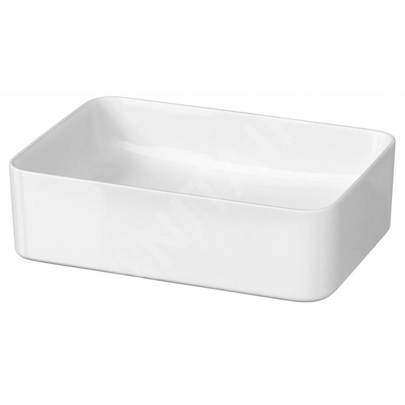 Cersanit Crea - Vasque à poser, 50x35 cm, sans trop-plein, blanc K114-001 Cersanit Crea - Vasque à poser, 50x35 cm, sans trop-plein, blanc K114-001
