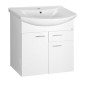 Aqualine Zoja - Meuble lavabo 615x740x321 mm, blanc 51065A Aqualine Zoja - Meuble lavabo 615x740x321 mm, blanc 51065A