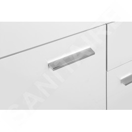Aqualine Zoja - Meuble lavabo 615x740x321 mm, blanc 51065A