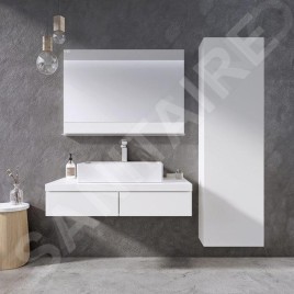 Ravak Formy - Armoire suspendue 460x270x1600 mm, blanc X000001260