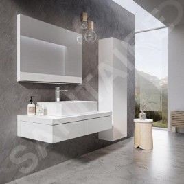 Ravak Formy - Armoire suspendue 460x270x1600 mm, blanc X000001260