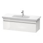 Duravit DuraStyle - Meuble sous lavabo 398x1130x448 mm, 1 tiroir, blanc brillant DS639502222