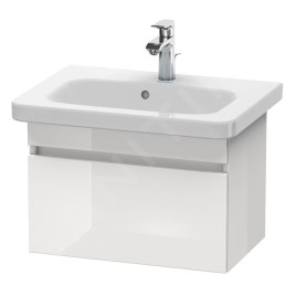 Duravit DuraStyle - Meuble sous lavabo 398x580x368 mm, 1 tiroir, blanc brillant DS637902222