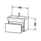Duravit DuraStyle - Meuble sous lavabo 398x580x368 mm, 1 tiroir, blanc brillant DS637902222 Duravit DuraStyle - Meuble sous lavabo 398x580x368 mm, 1 tiroir, blanc brillant DS637902222