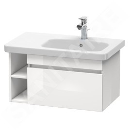 Duravit DuraStyle - Meuble sous lavabo 398x730x448 mm, 1 tiroir, blanc brillant DS639302222
